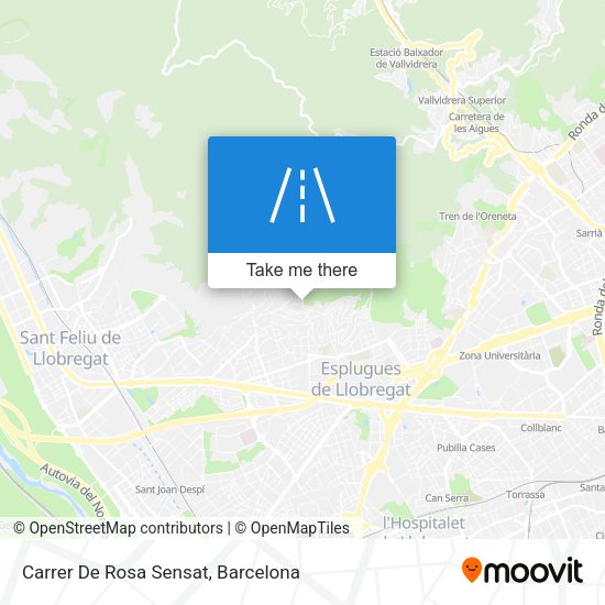 Carrer De Rosa Sensat map