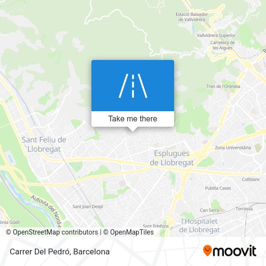 Carrer Del Pedró map