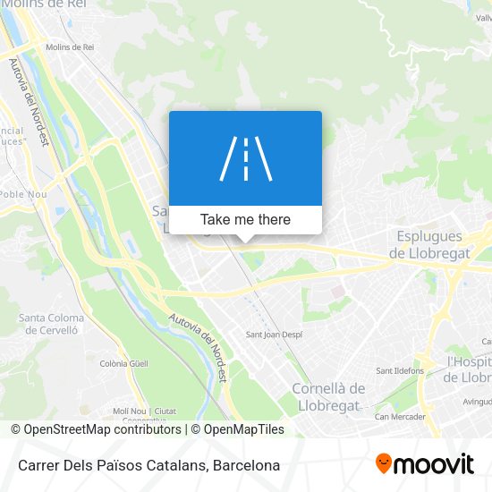Carrer Dels Països Catalans map