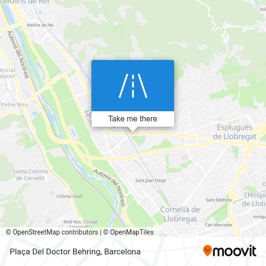 Plaça Del Doctor Behring map