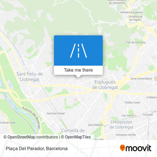 Plaça Del Parador map
