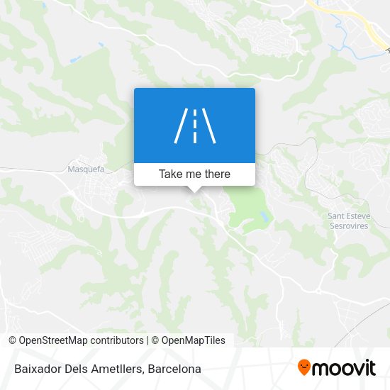 Baixador Dels Ametllers map