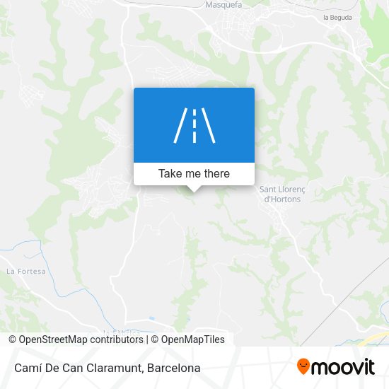 Camí De Can Claramunt map
