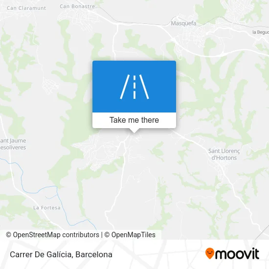 Carrer De Galícia map