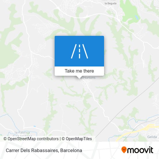 Carrer Dels Rabassaires map
