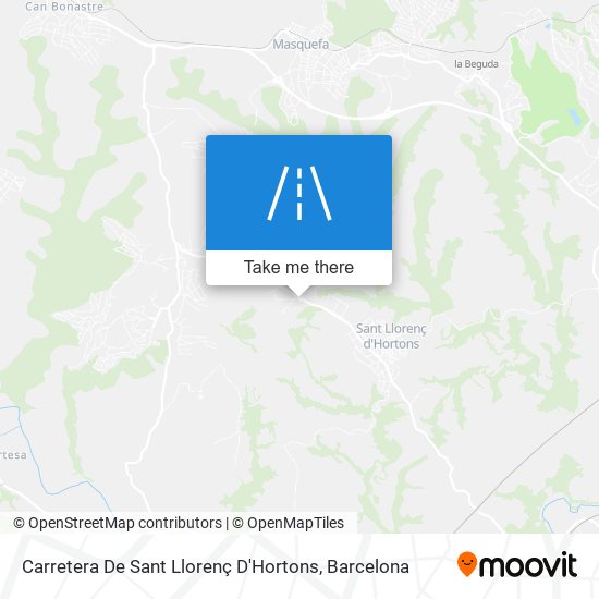 Carretera De Sant Llorenç D'Hortons map