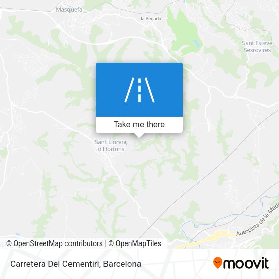 Carretera Del Cementiri map