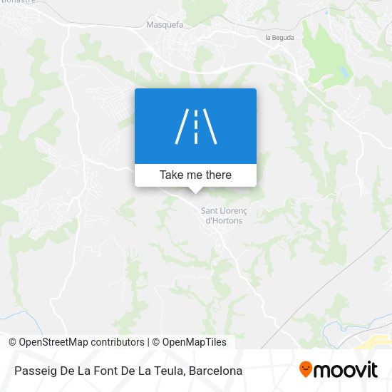 Passeig De La Font De La Teula map