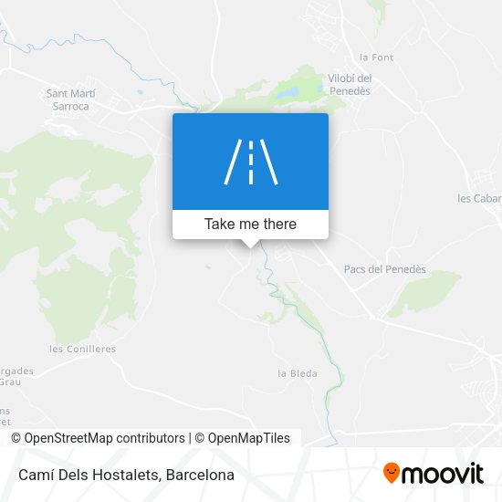 Camí Dels Hostalets map