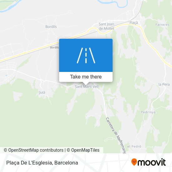 Plaça De L'Esglesia map