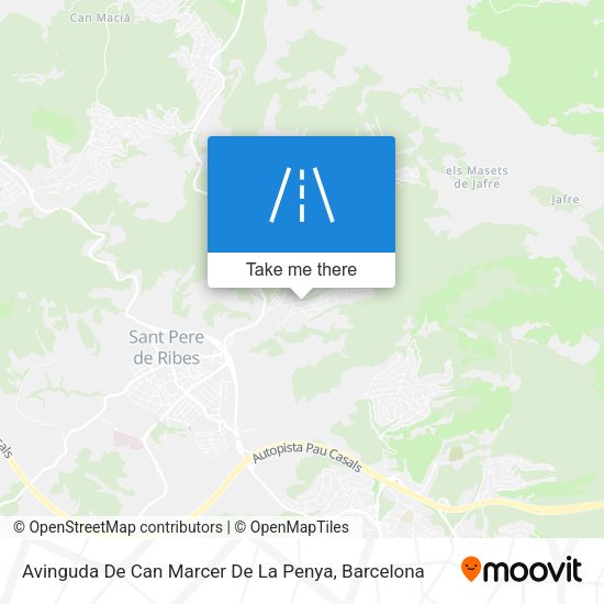 Avinguda De Can Marcer De La Penya map