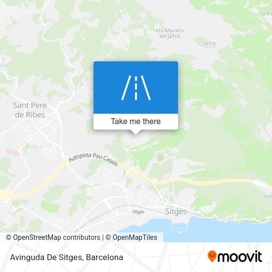 Avinguda De Sitges map