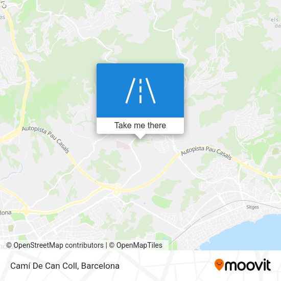 Camí De Can Coll map