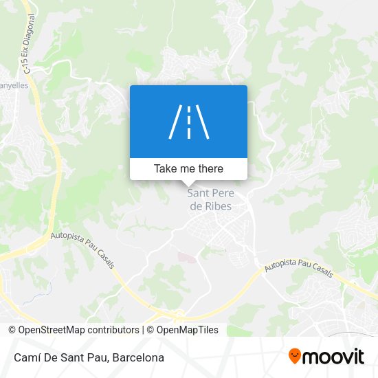 Camí De Sant Pau map