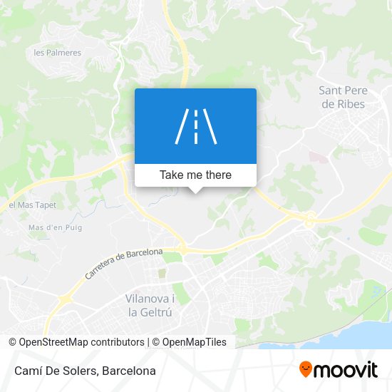 Camí De Solers map