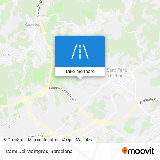 Camí Del Montgròs map