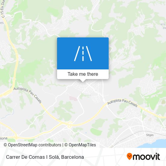 Carrer De Comas I Solà map