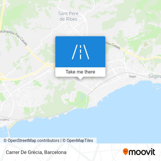 Carrer De Grècia map