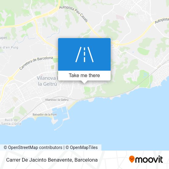 Carrer De Jacinto Benavente map