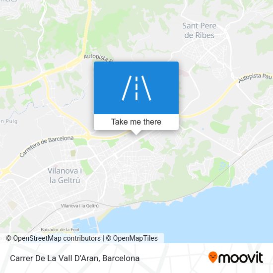 Carrer De La Vall D'Aran map