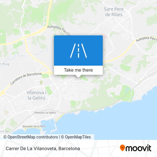 Carrer De La Vilanoveta map