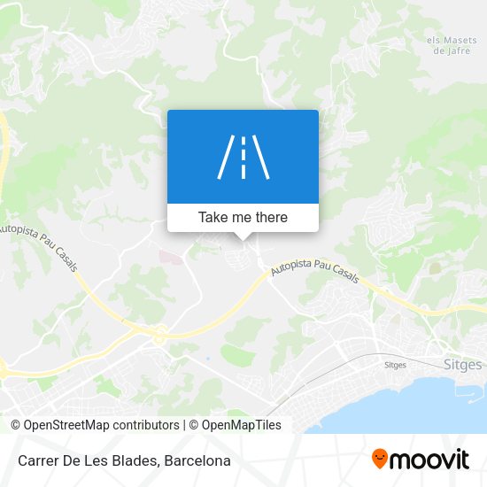 Carrer De Les Blades map