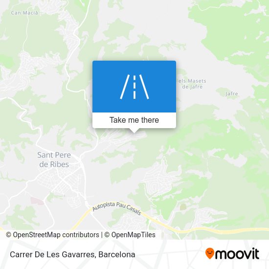 Carrer De Les Gavarres map