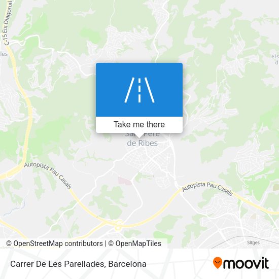 Carrer De Les Parellades map