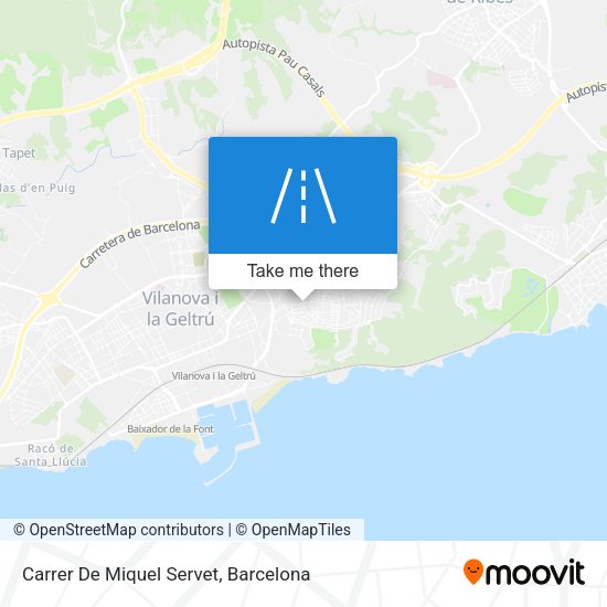 Carrer De Miquel Servet map
