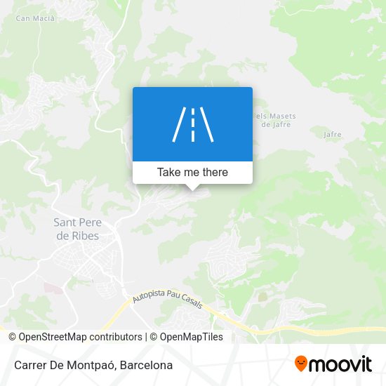 Carrer De Montpaó map