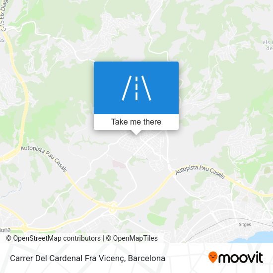 Carrer Del Cardenal Fra Vicenç map