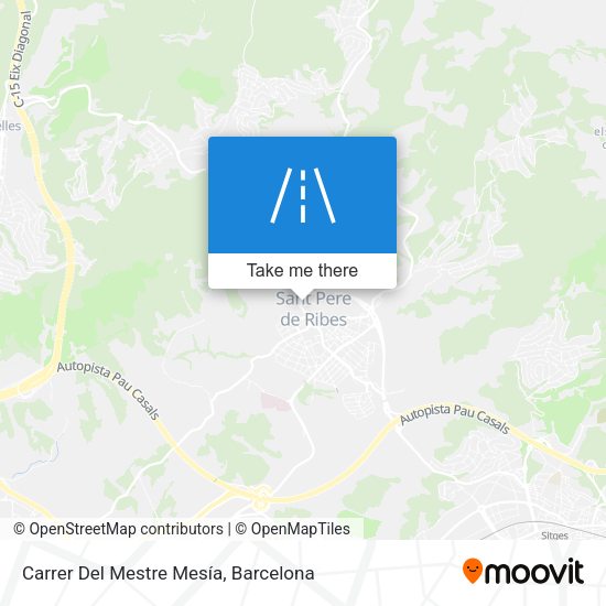 Carrer Del Mestre Mesía map
