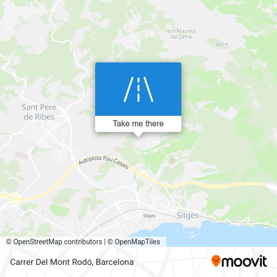 Carrer Del Mont Rodó map