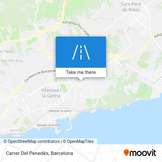 Carrer Del Penedès map