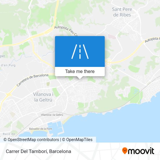 Carrer Del Tamborí map