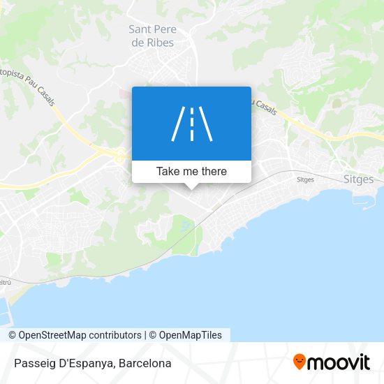 Passeig D'Espanya map
