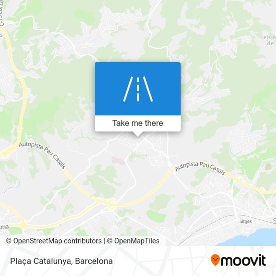 Plaça Catalunya map