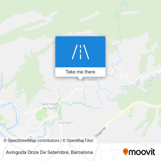 Avinguda Onze De Setembre map