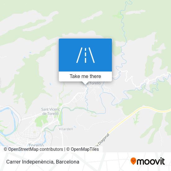 Carrer Indepenència map