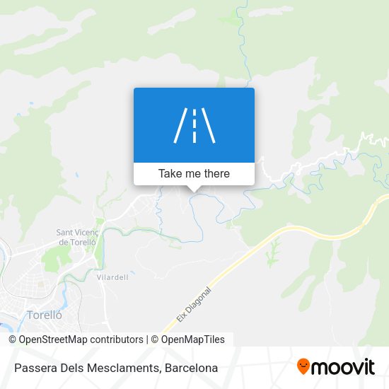 Passera Dels Mesclaments map