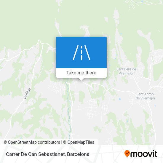 Carrer De Can Sebastianet map
