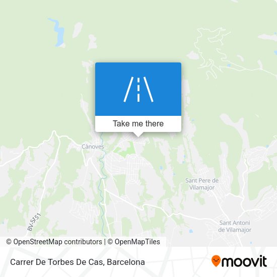 Carrer De Torbes De Cas map