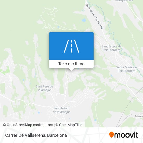 Carrer De Vallserena map