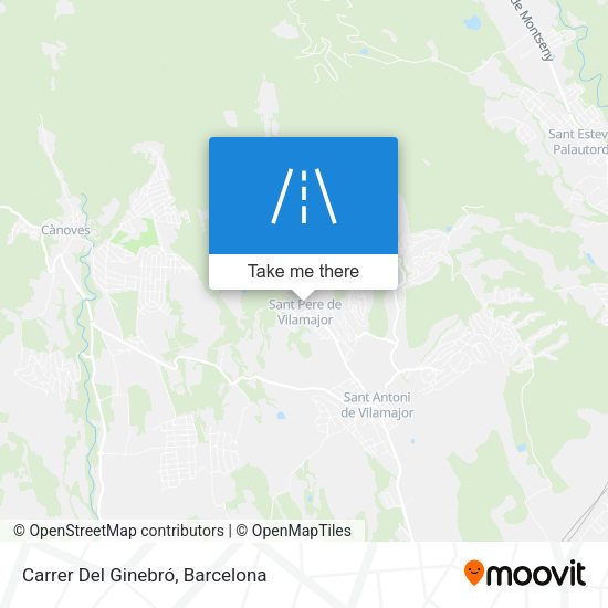 Carrer Del Ginebró map