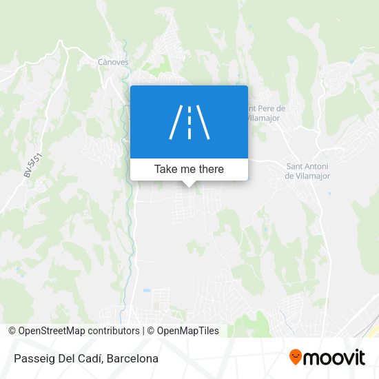 Passeig Del Cadí map