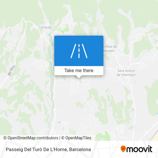 Passeig Del Turó De L'Home map