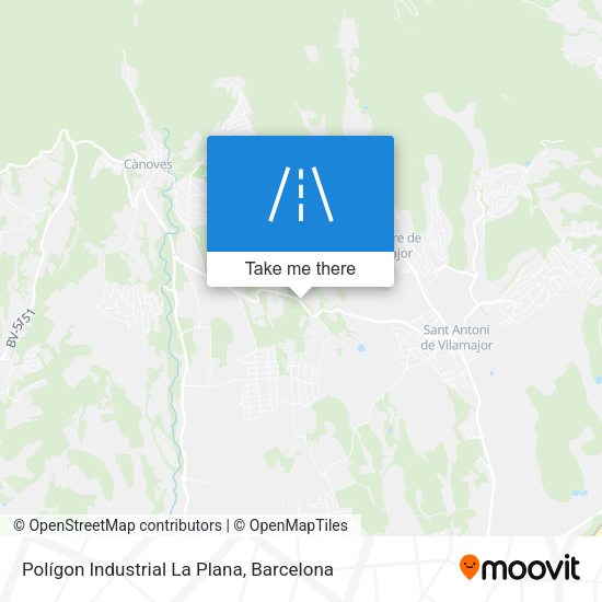 Polígon Industrial La Plana map