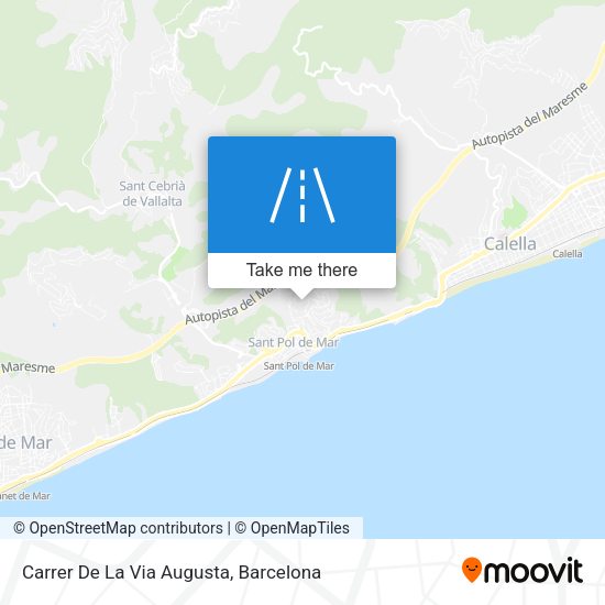 Carrer De La Via Augusta map