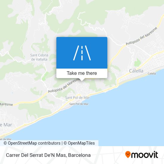Carrer Del Serrat De'N Mas map