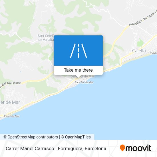 Carrer Manel Carrasco I Formiguera map